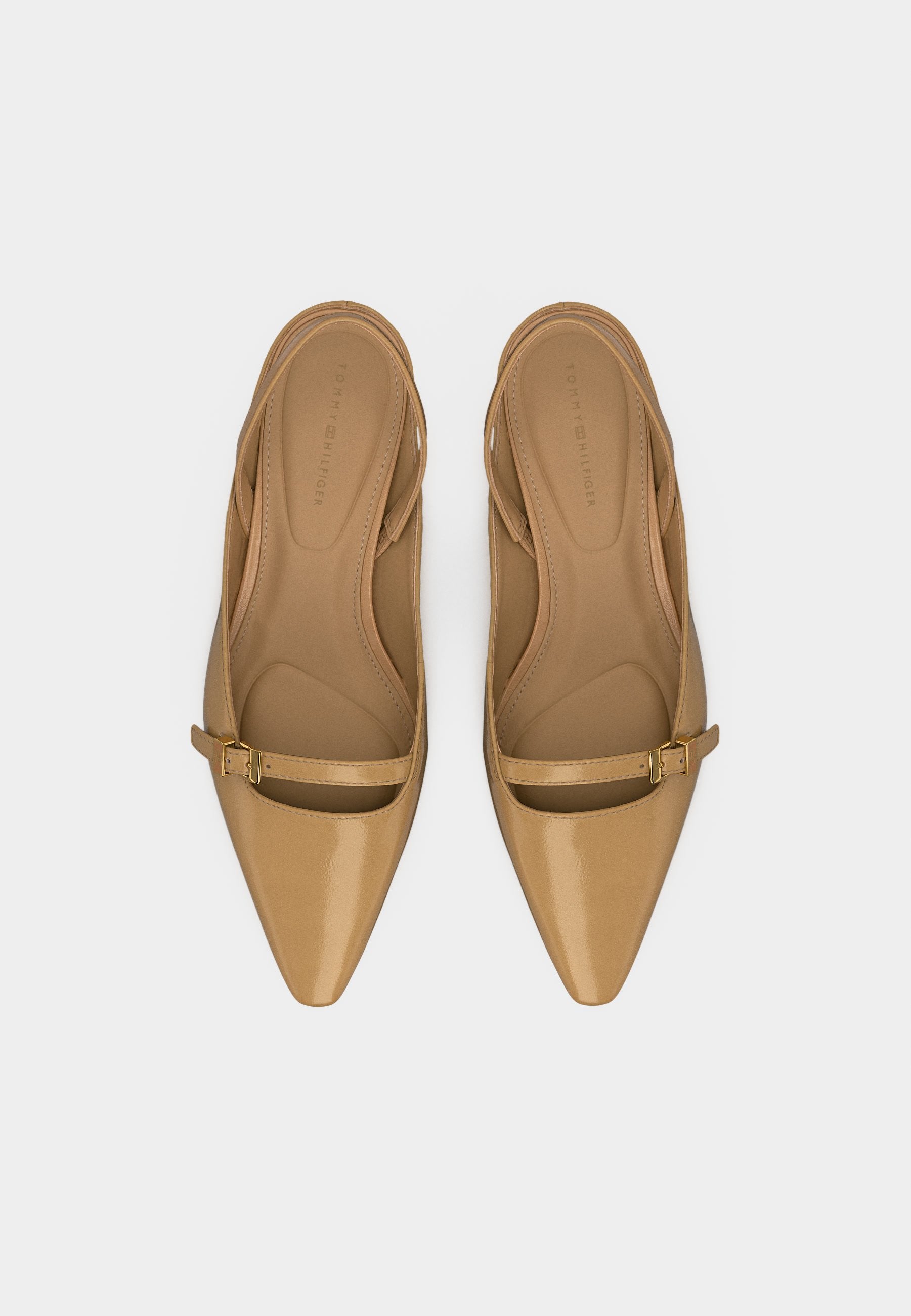 BUCKLE KITTEN SLINGBACK - Slingback ballet pumps - desert