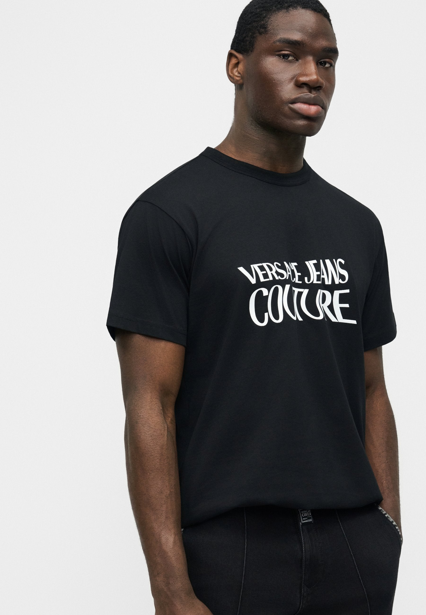 LOGO LIQUIFY - Print T-shirt - black