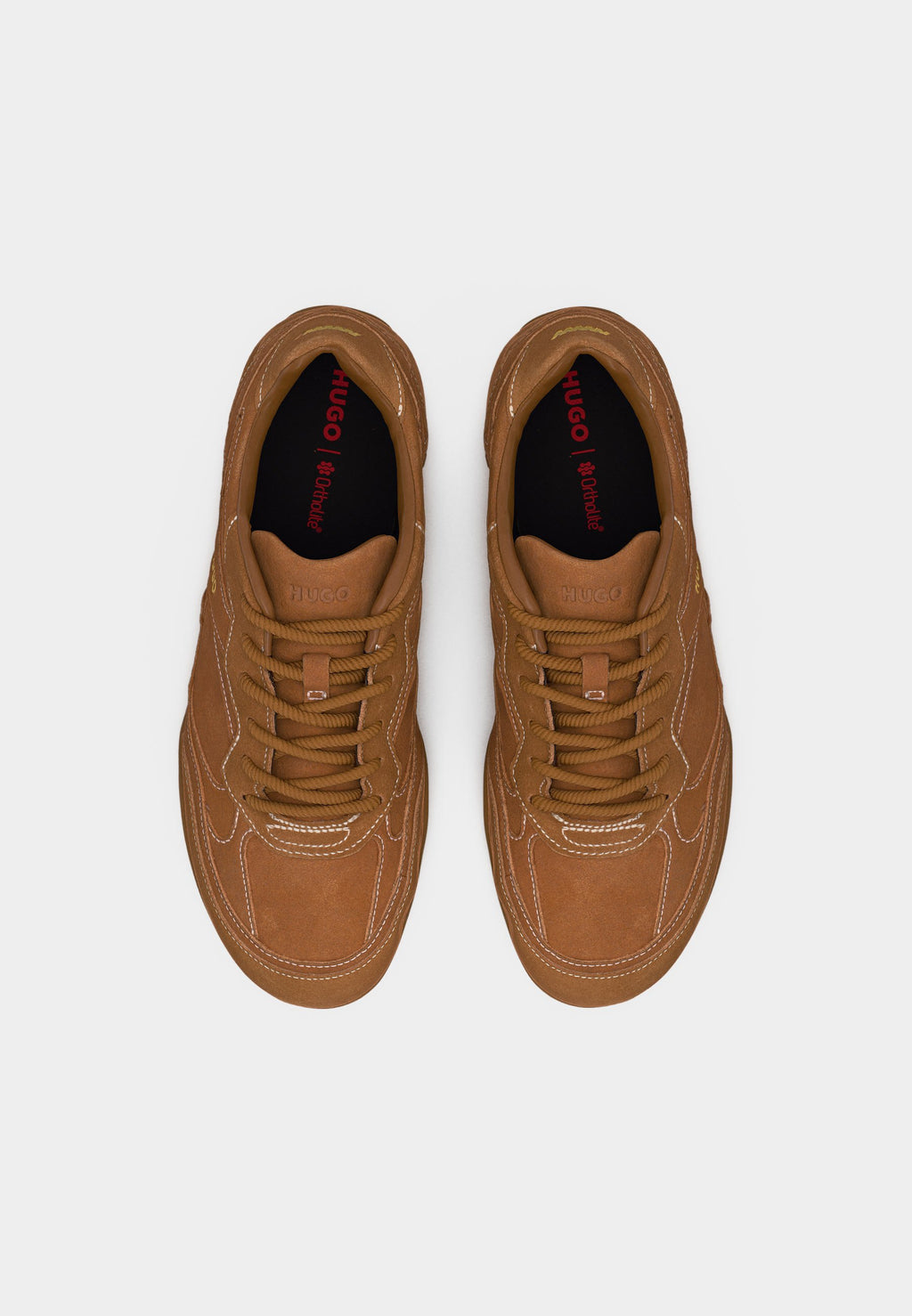 KEESTON - Trainers - medium brown