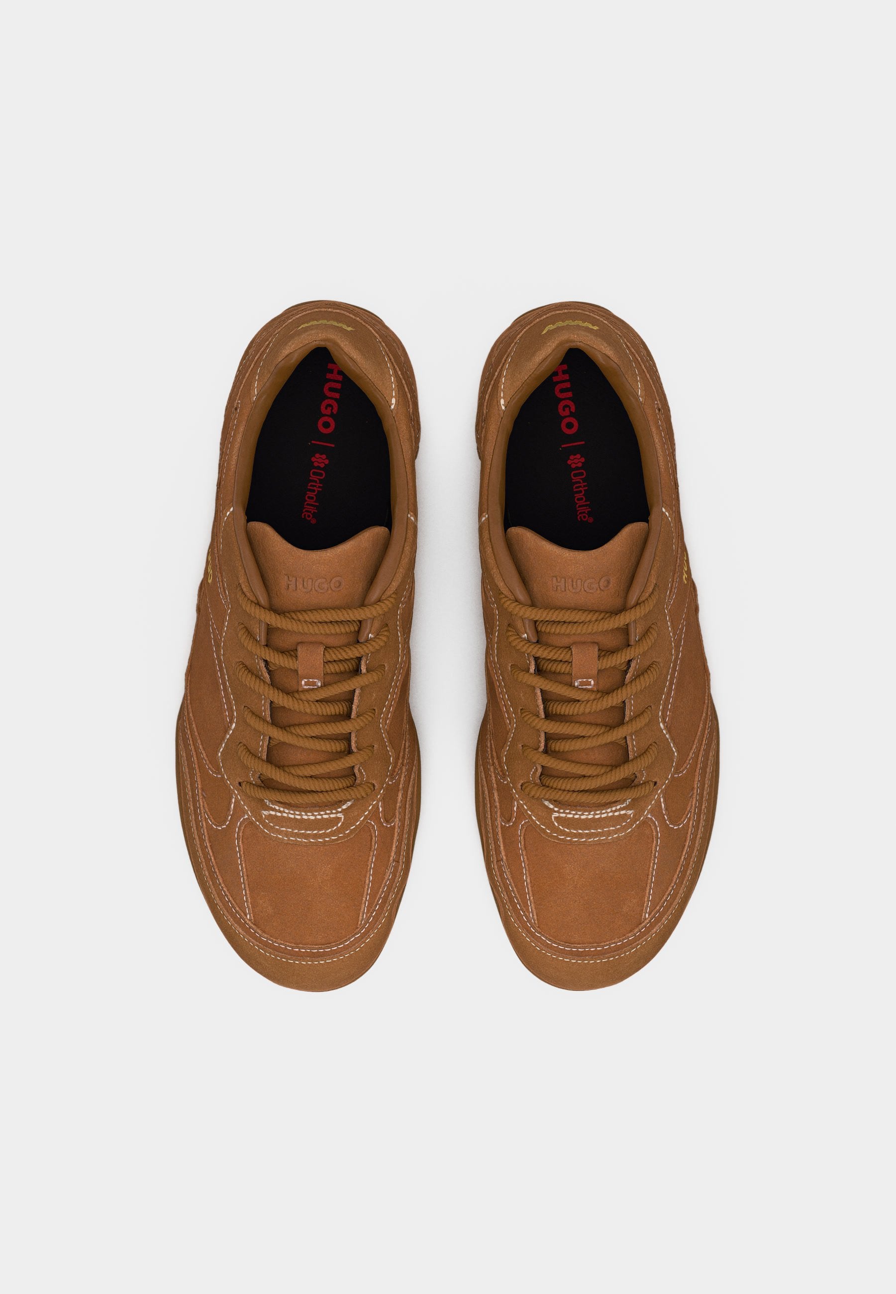 KEESTON - Trainers - medium brown