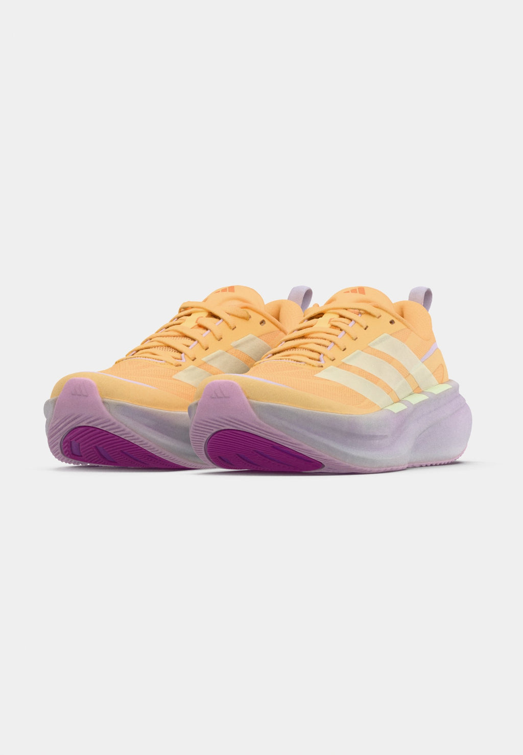 SUPERNOVA GLIDE - Road running shoes - ice tangerine/ice gold-coloured metallic/semi ice tangerine