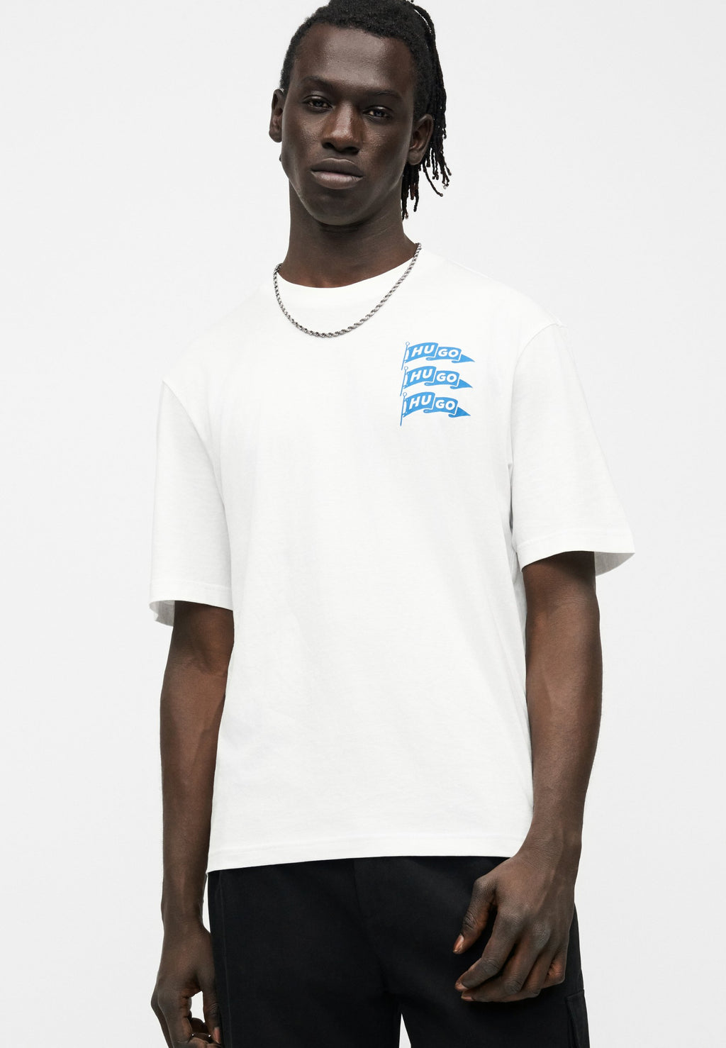 NALIEN - Print T-shirt - white