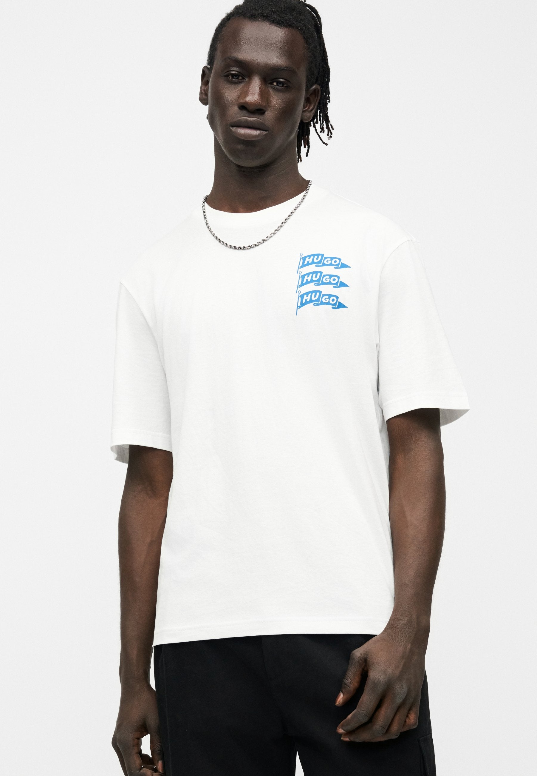 NALIEN - Print T-shirt - white