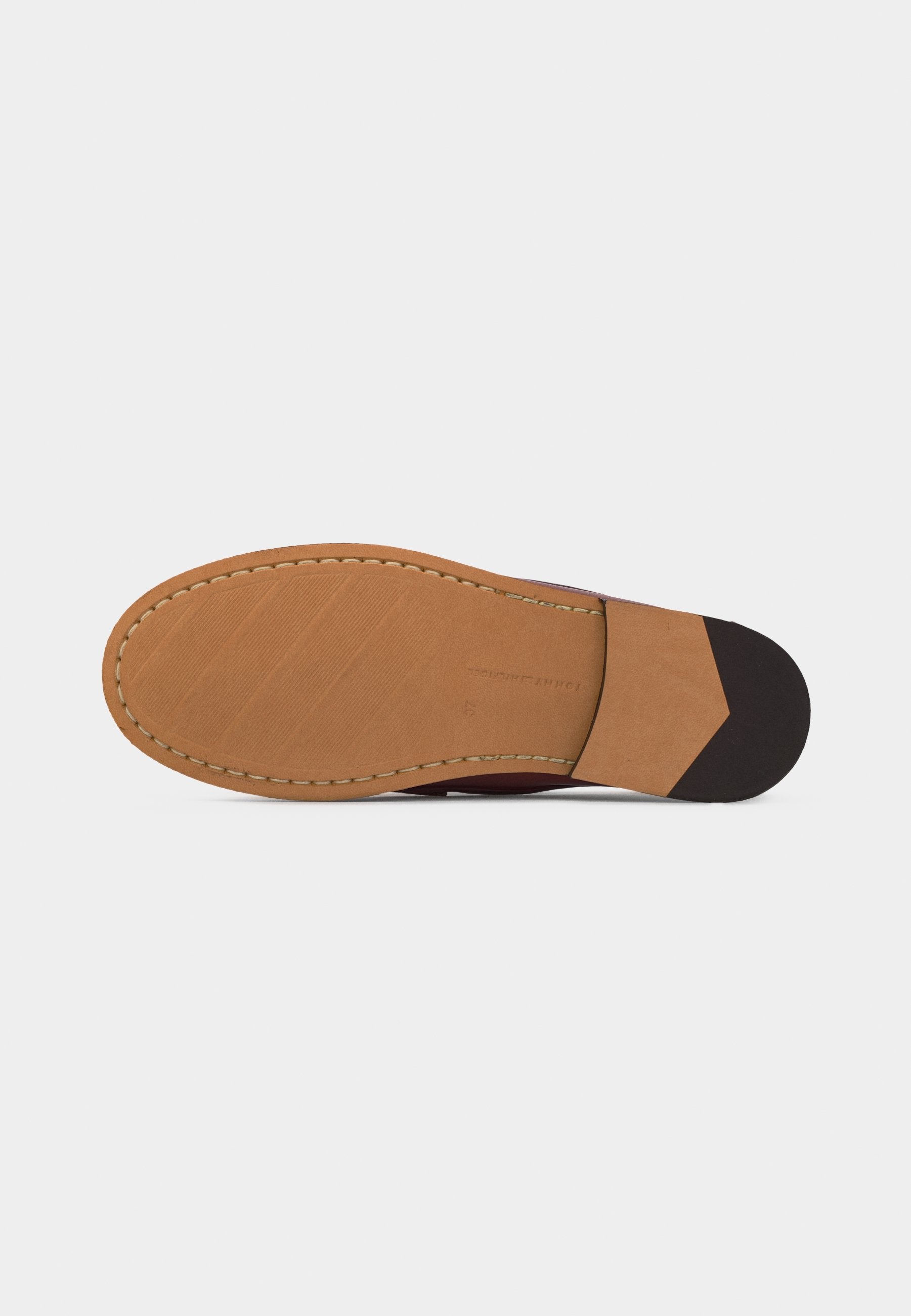 LEATHER PENNY LOAFERS - Slip-ons - cherry chestnut