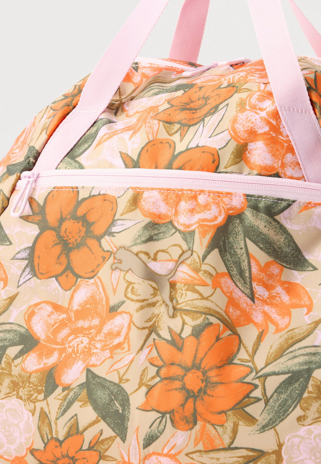 Sports bag - cashew brown/pearl pink/rickie orange