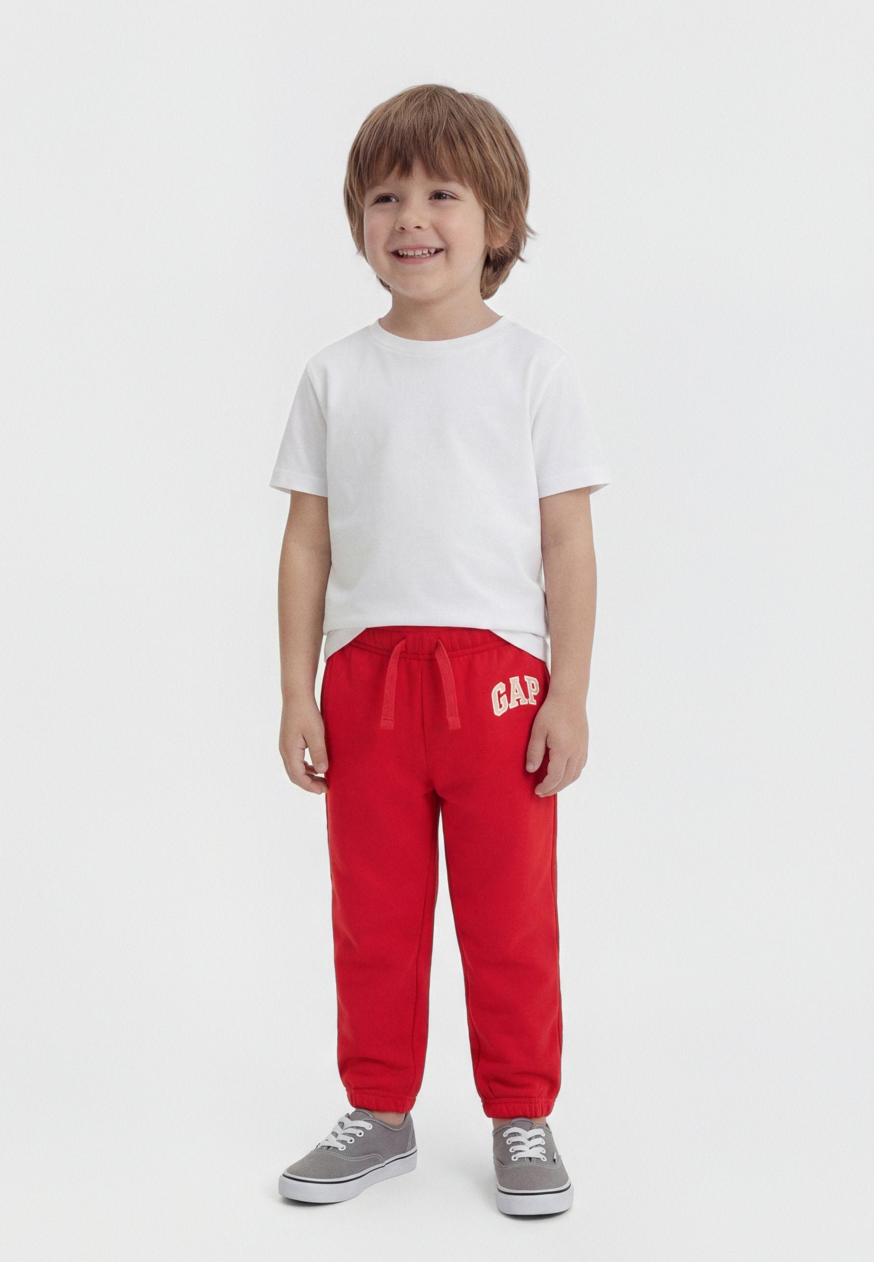 LOGO UNISEX 2 PACK - Tracksuit bottoms - modern red