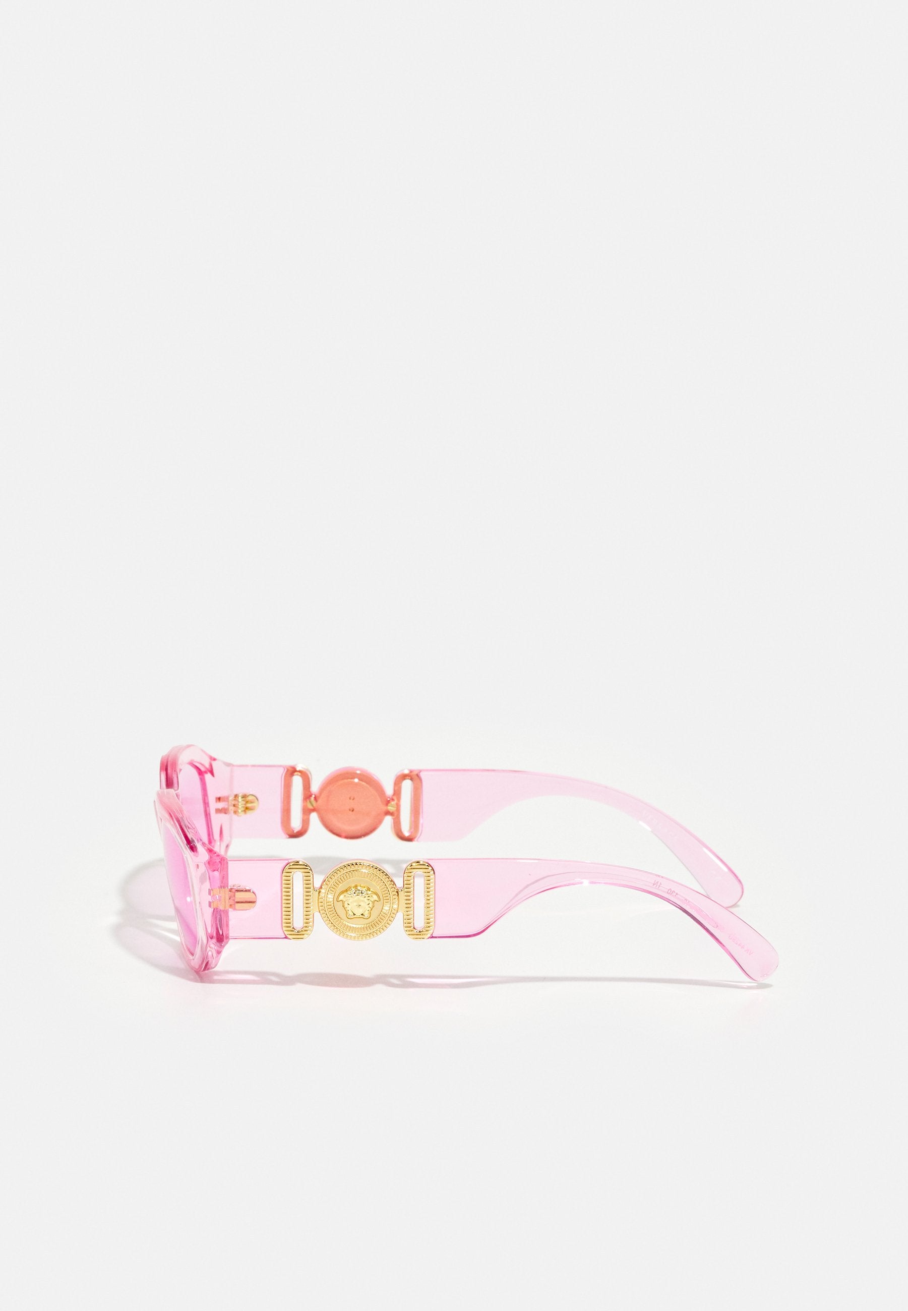 7-10 YEARS UNISEX - Sunglasses - transparent pink