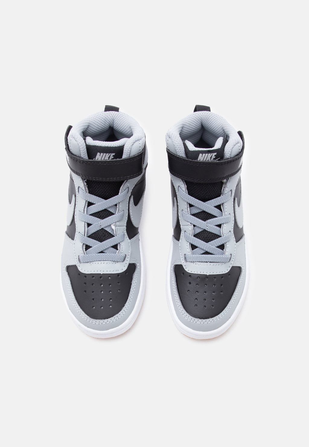 COURT BOROUGH MID 2 UNISEX - Baskets montantes - black/light smoke grey/white