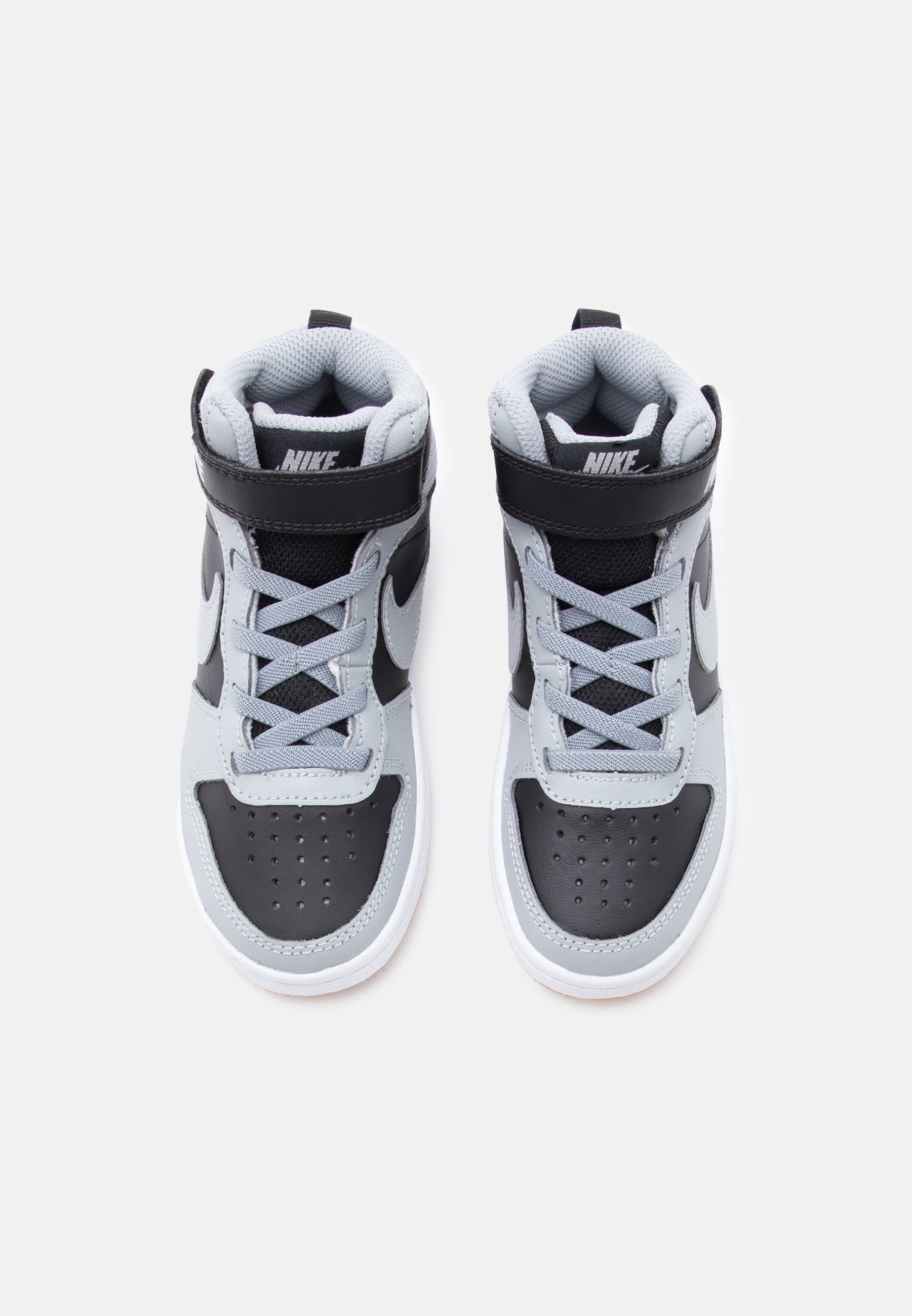 COURT BOROUGH MID 2 UNISEX - Baskets montantes - black/light smoke grey/white