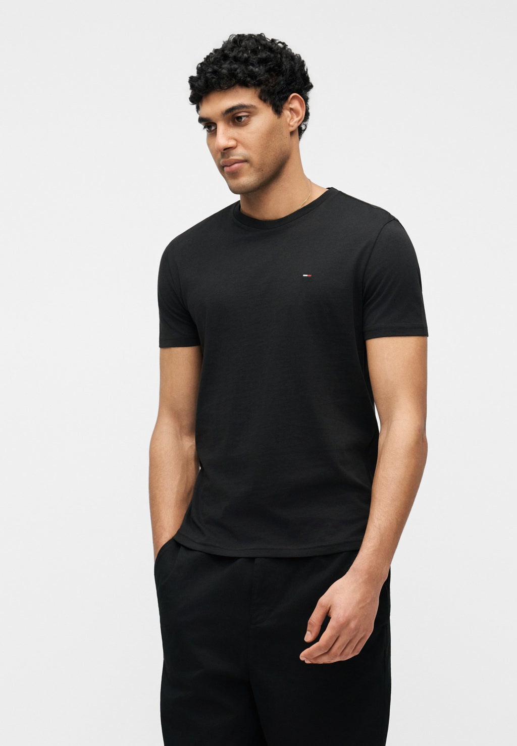SLIM TEE  - Basic T-shirt - black