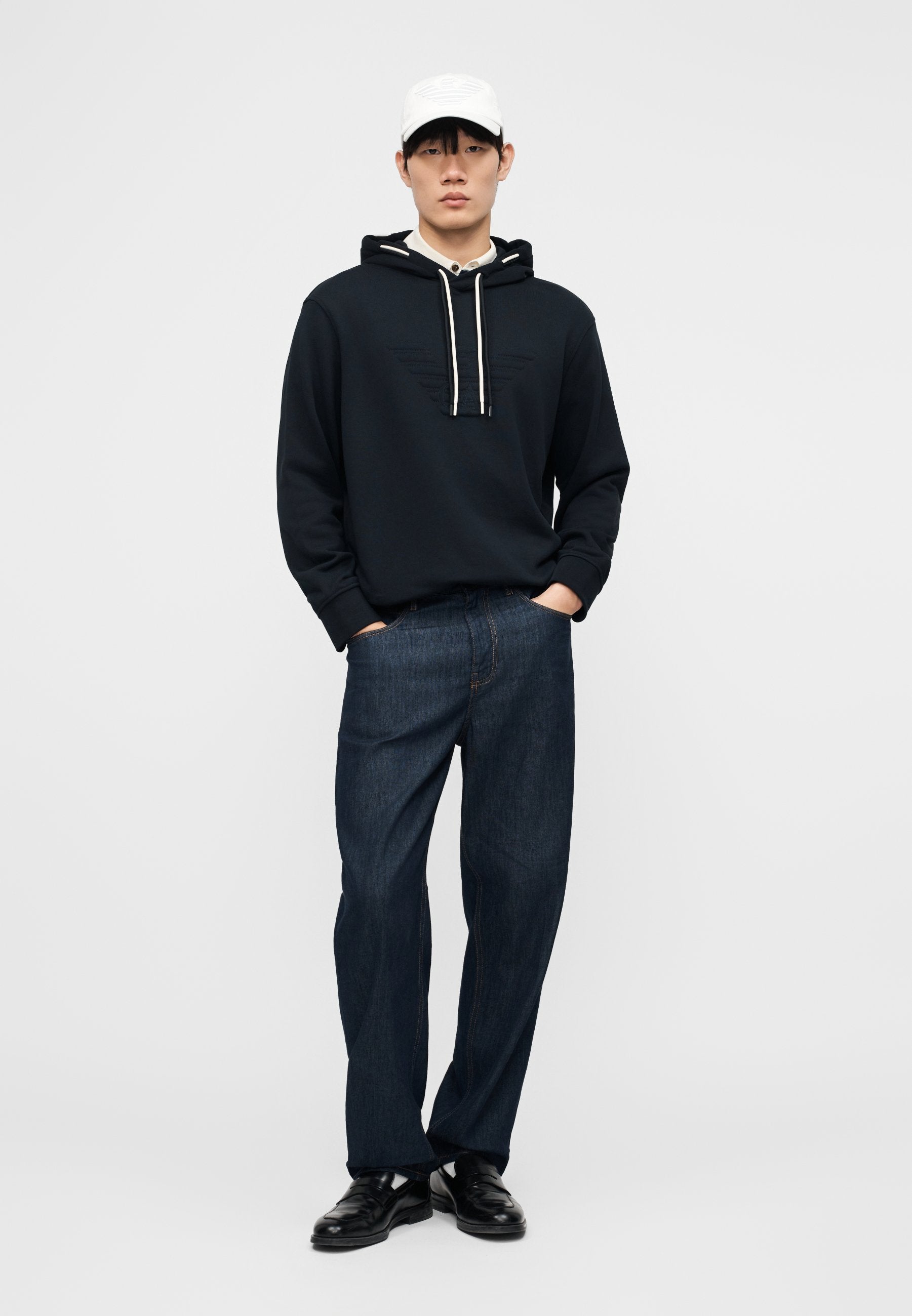 Hoodie - navy
