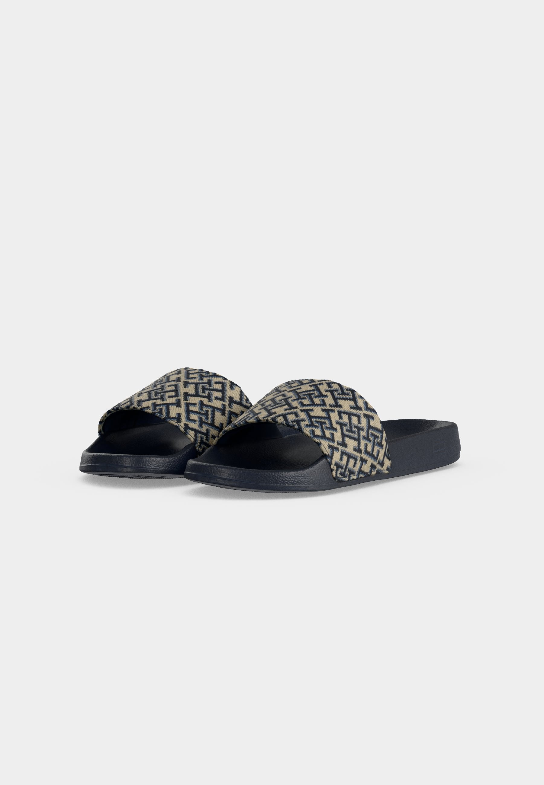TH MONOGRAM POOL SLIDE - Mules - space blue