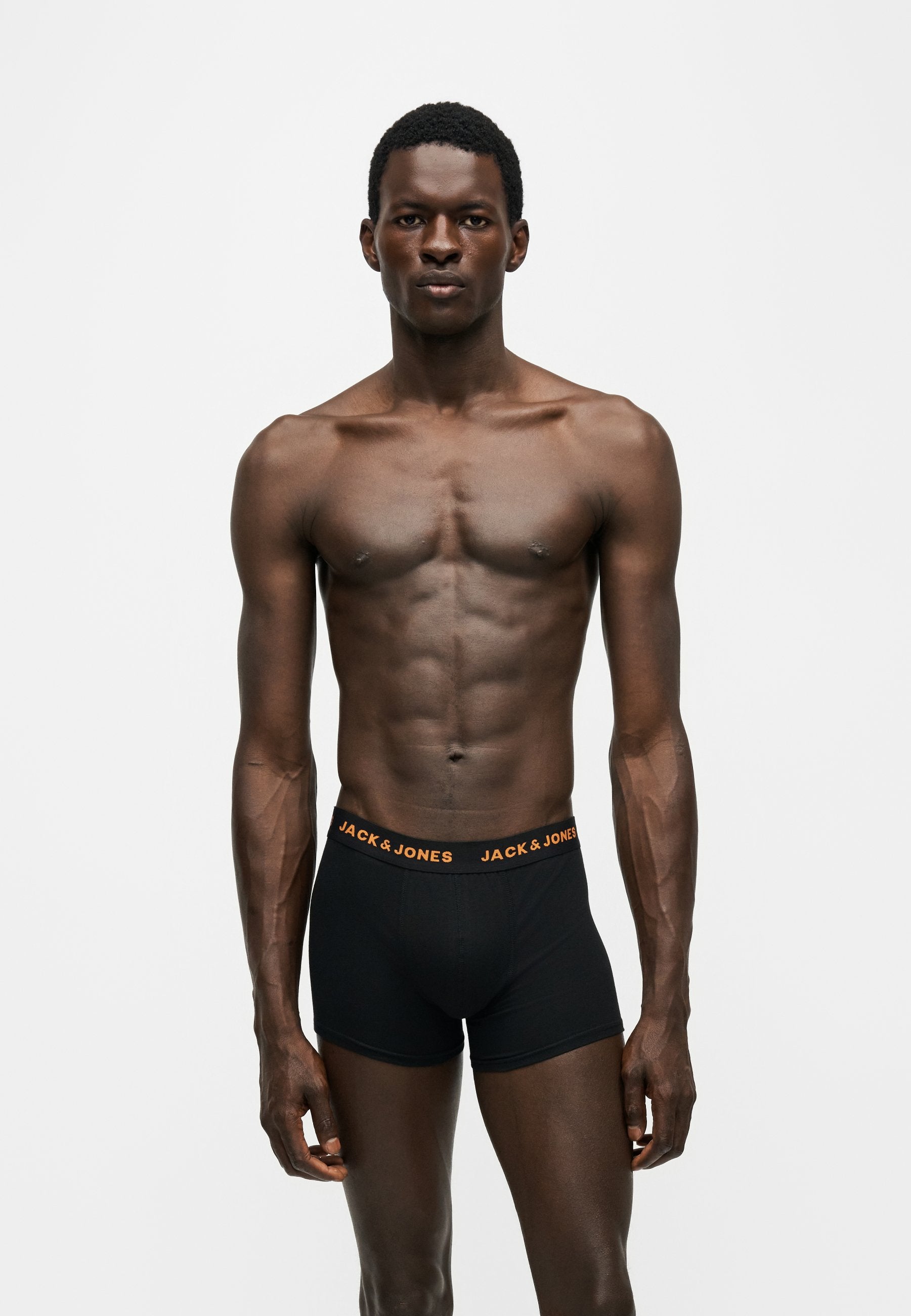 JACBASIC TRUNKS 7 PACK - شورتات - أسود