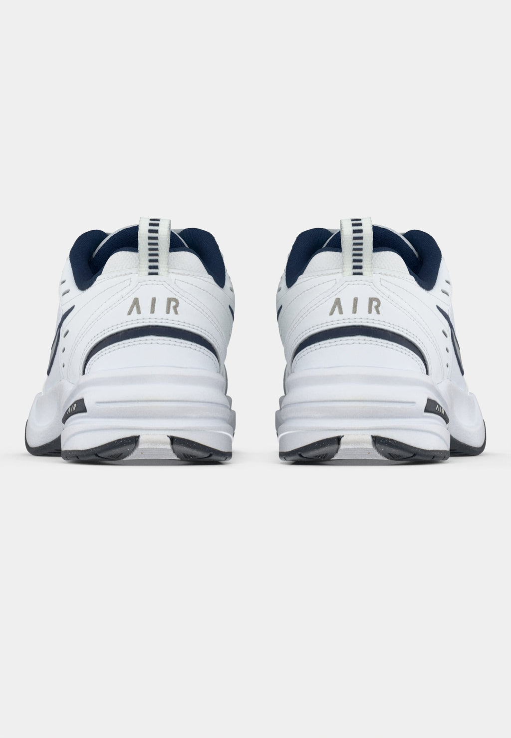 AIR MONARCH IV - Training shoe - white/metallic silver-coloured/midnight navy