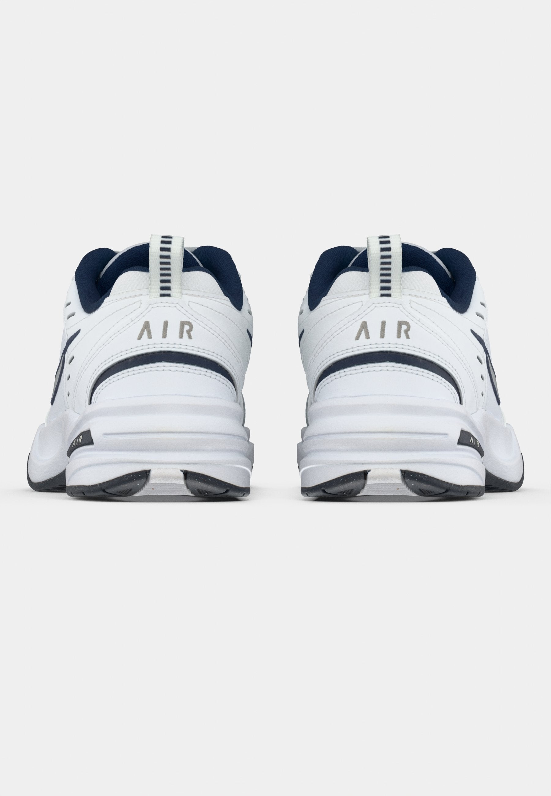 AIR MONARCH IV - Training shoe - white/metallic silver-coloured/midnight navy