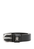 ESSENTIAL TH MONOGRAM LEATHER BELT - Belt - black