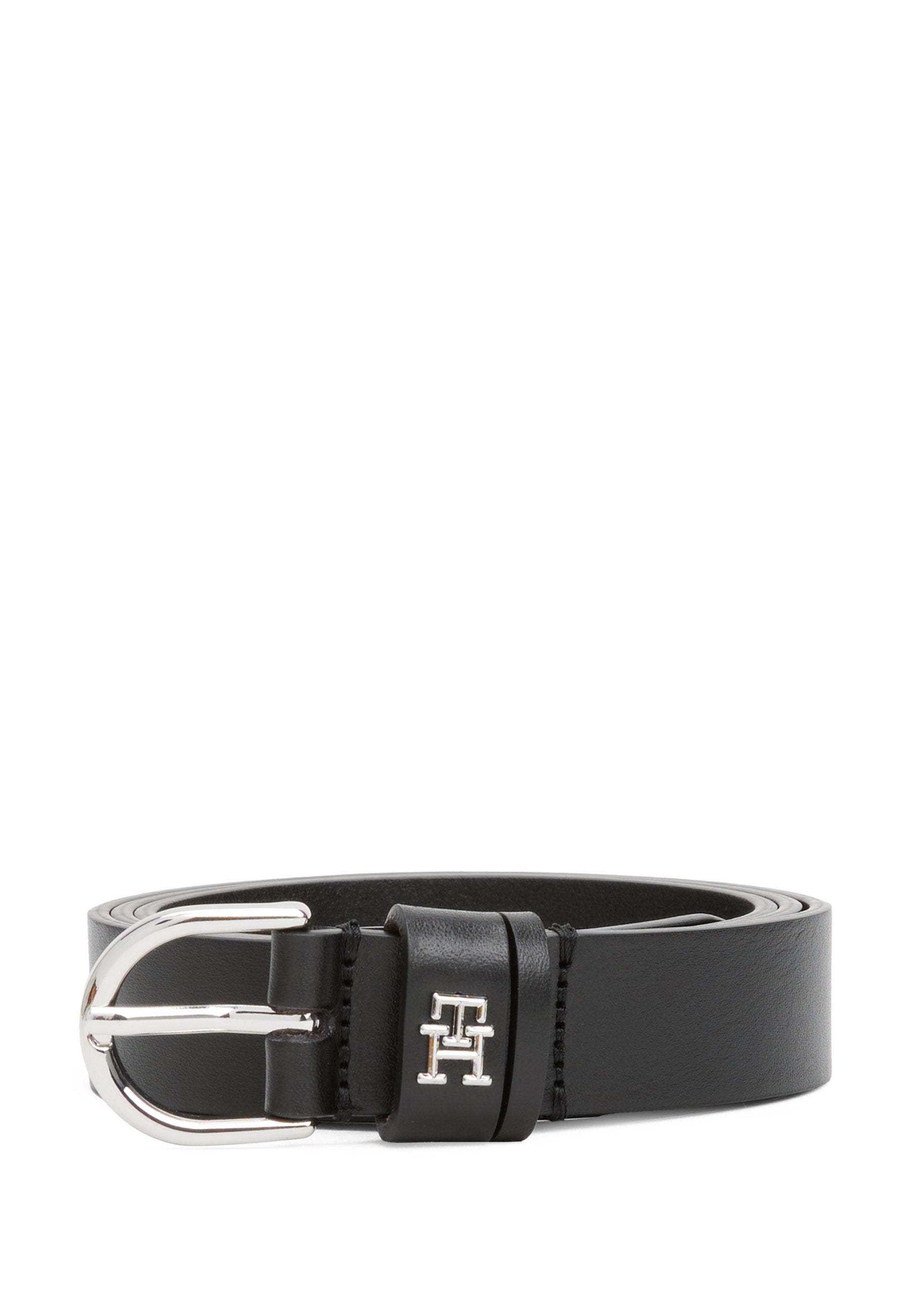 ESSENTIAL TH MONOGRAM LEATHER BELT - Belt - black