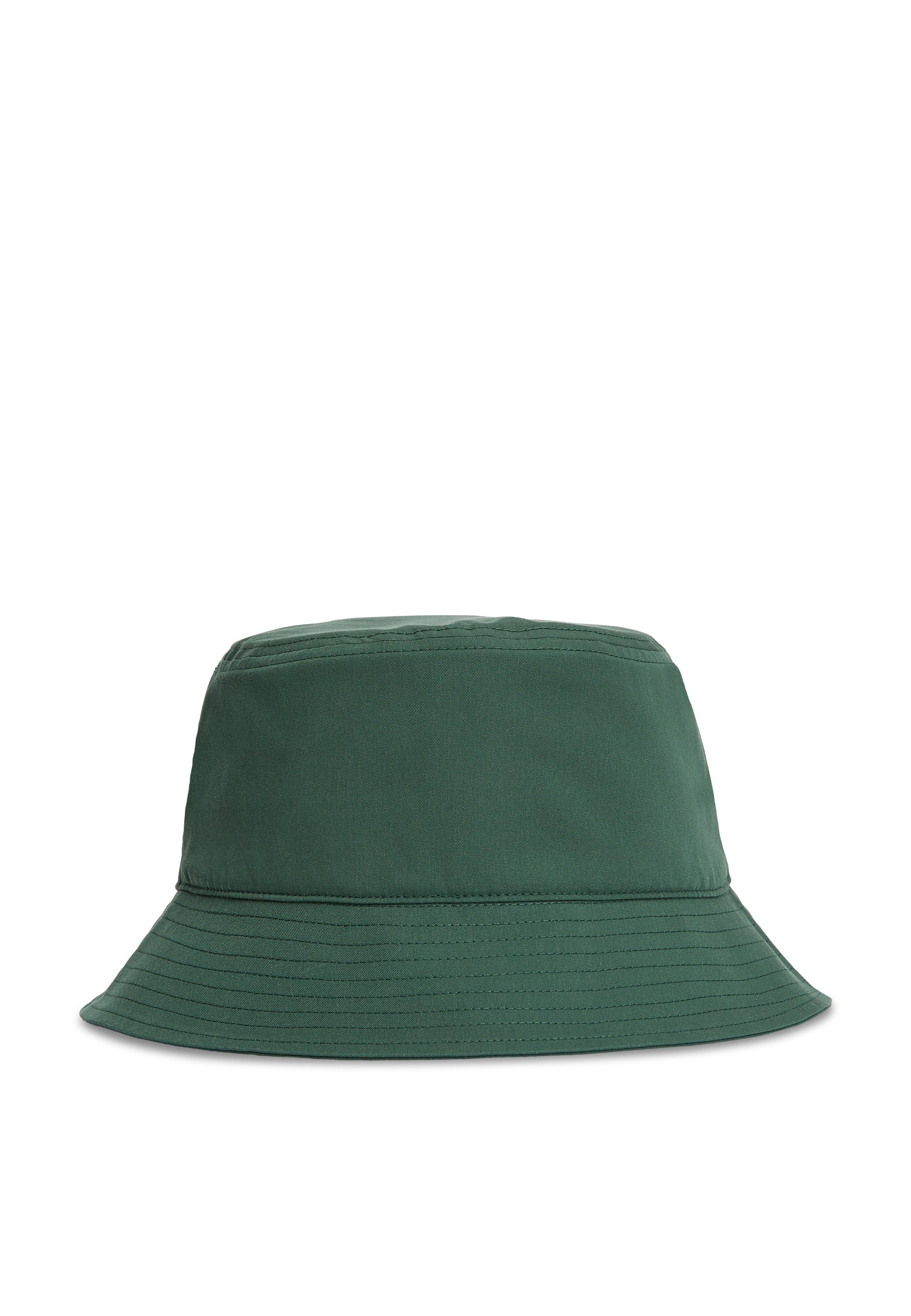 LINEAR LOGO EMBROIDERY TWILL BUCKET HAT - Hat - shadow pine
