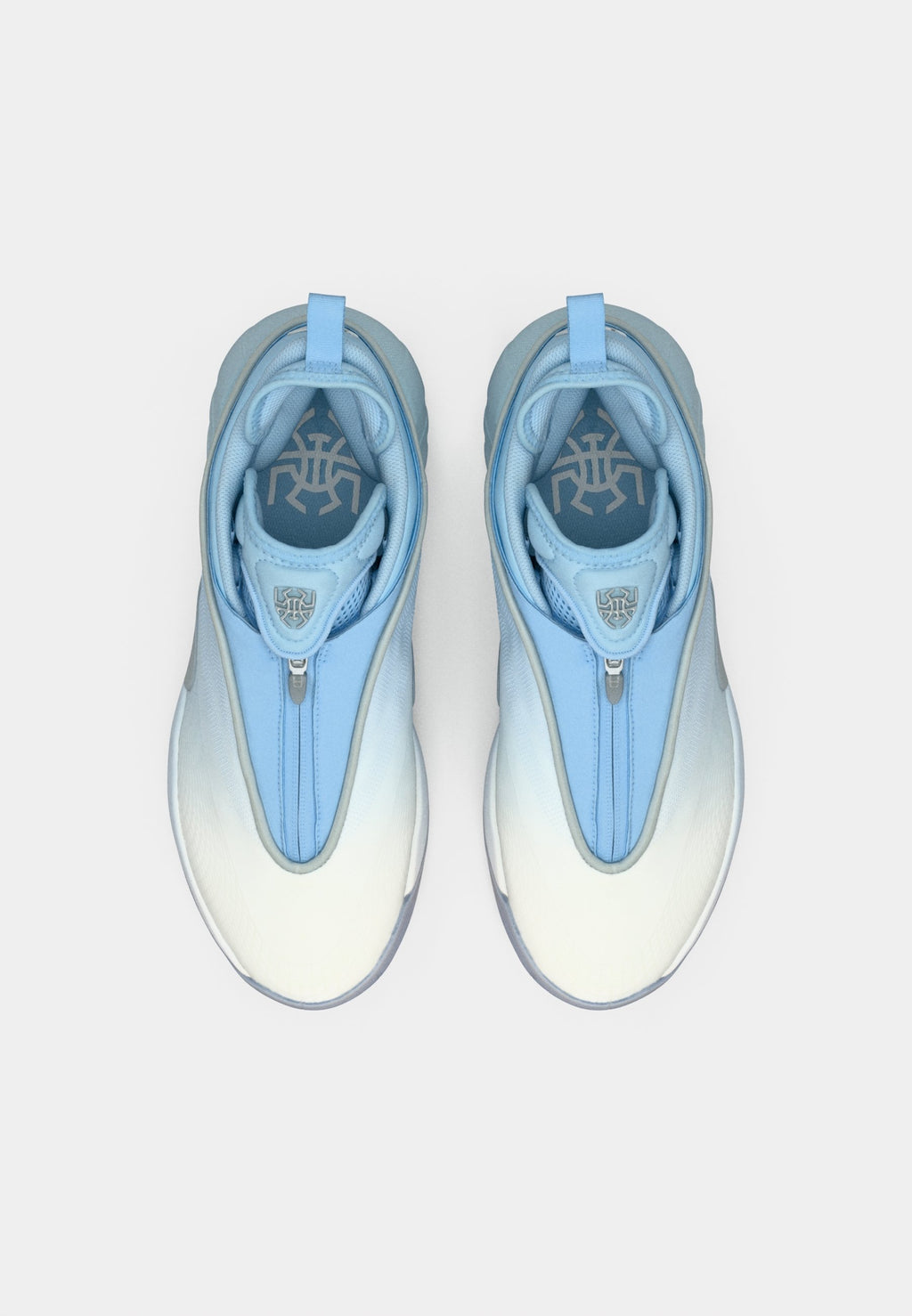 D.O.N. ISSUE 7 - Chaussures de basketball - bleu ciel/blanc chaussures/argent métallisé