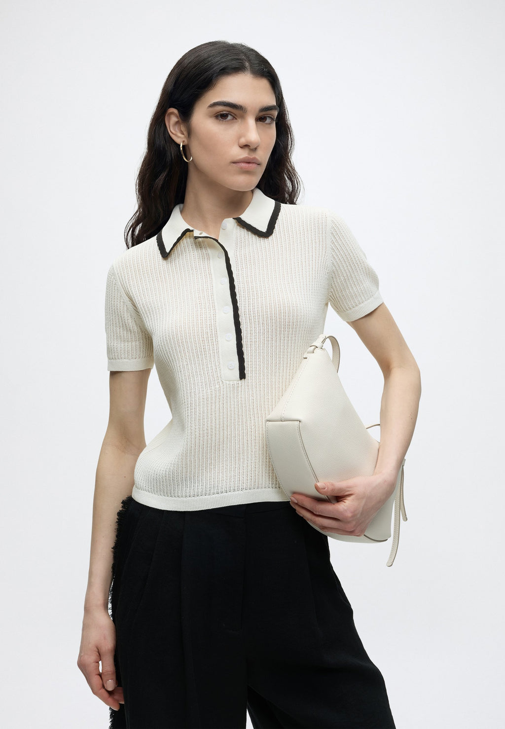 SLYSA - Polo shirt - open white