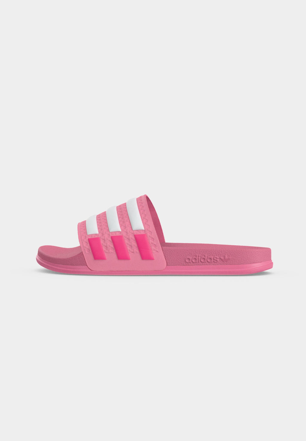 ADILETTE OG - أحذية مريحة - وردي سعيد/أبيض/وردي لامع