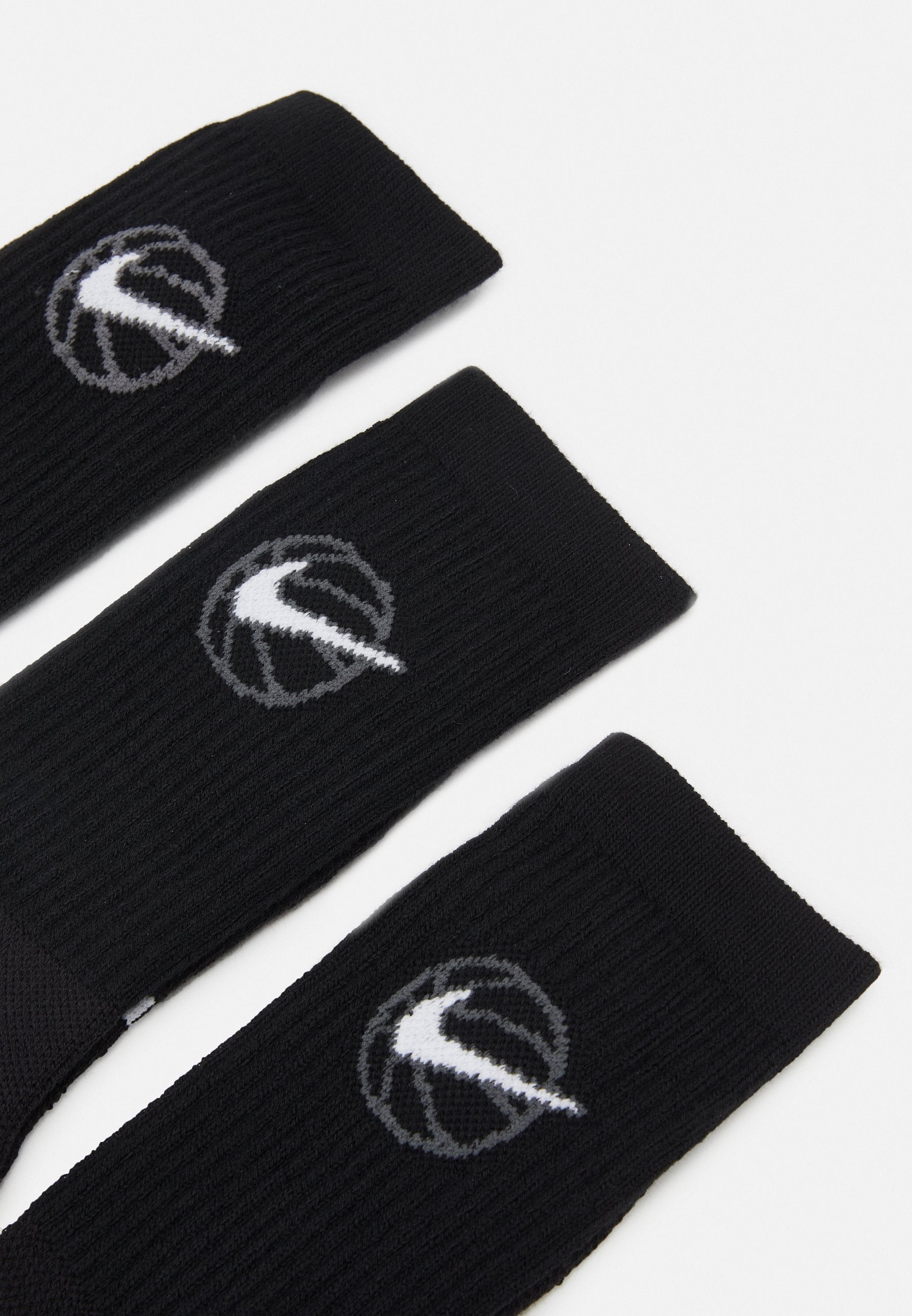 EVERYDAY CREW UNISEX 3 PACK - Sports socks - black/white
