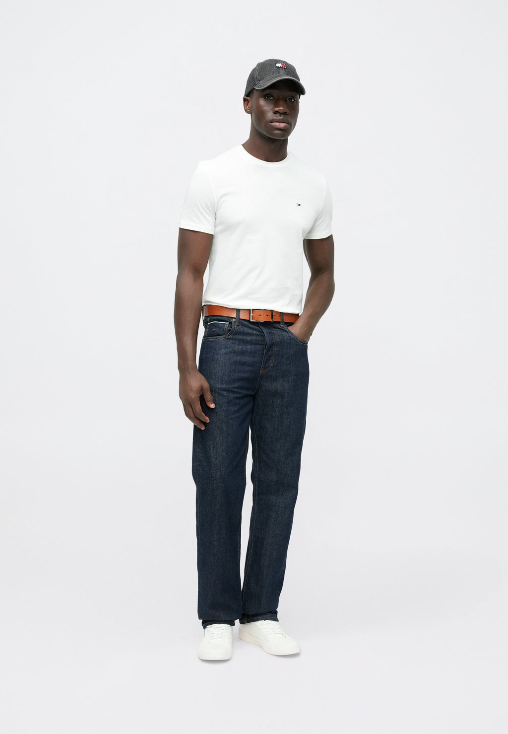 SLIM TEE 2 PACK - Basic T-shirt - ecru/dark night navy