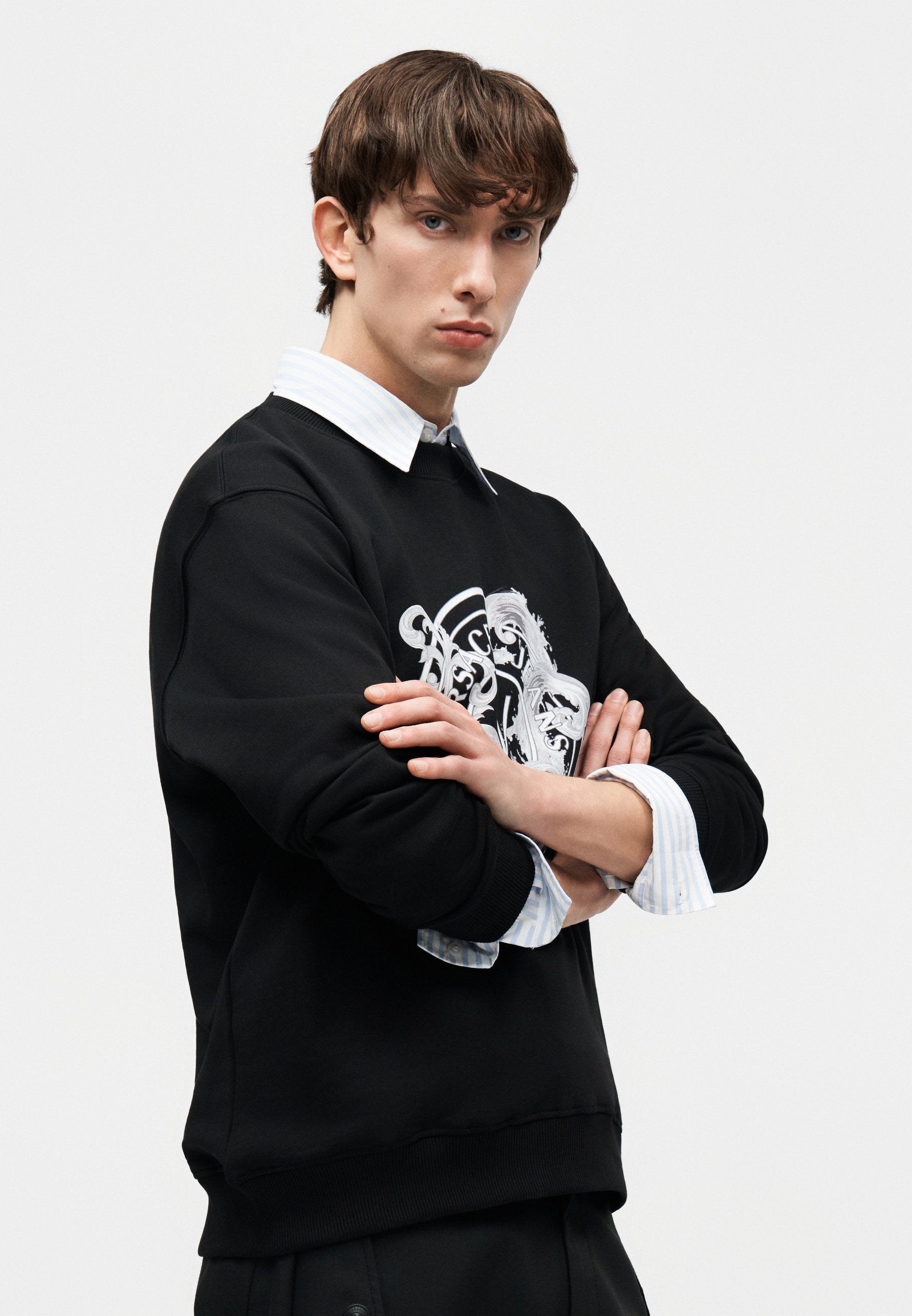EMBLEM WAVE - Sweatshirt - black