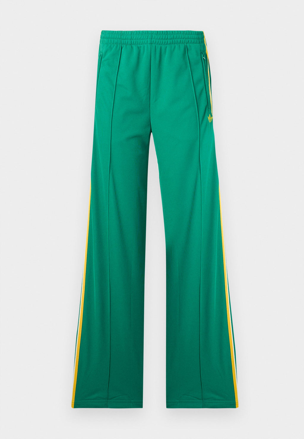 FIREBIRD LOOSE - Tracksuit bottoms - bold green/yellow/off white