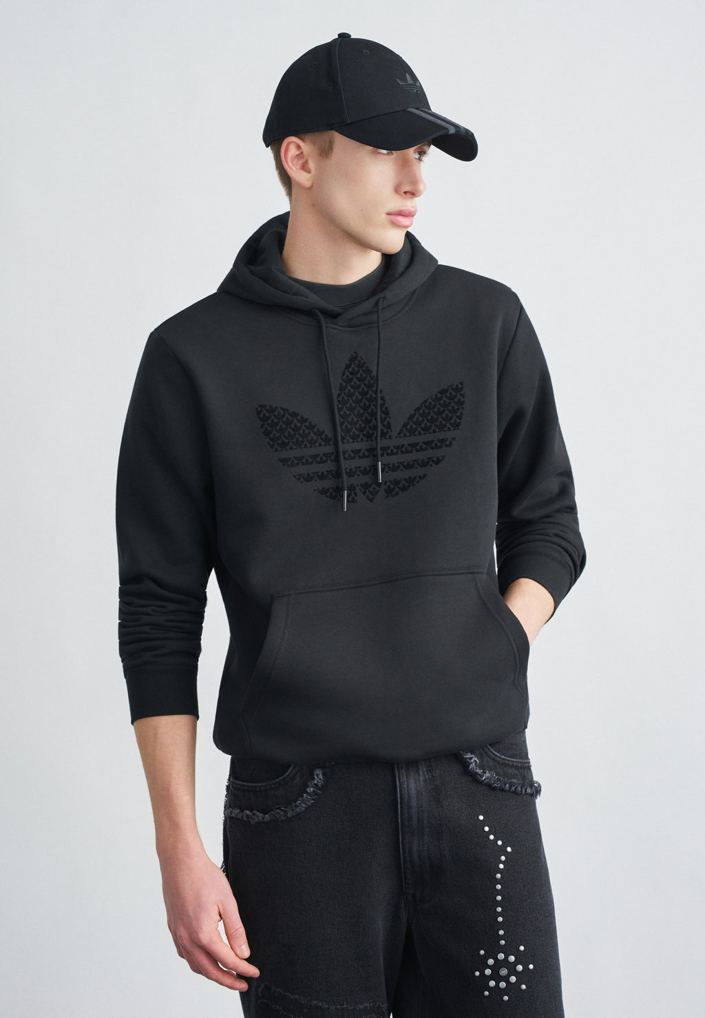 MONOGRAM - Hoodie - black