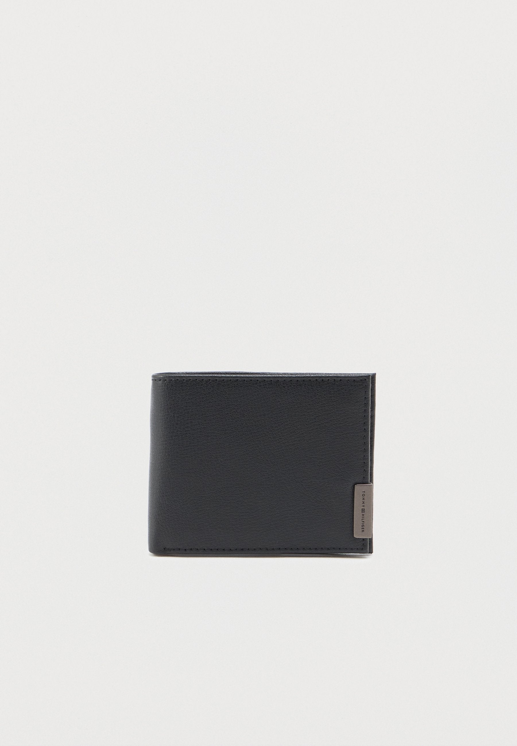 LOGO BIFOLD LEATHER CREDIT CARD WALLET - Wallet - black