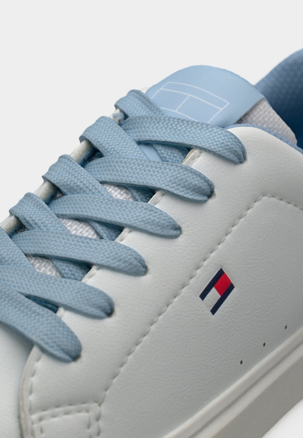 COOPER UNISEX - Trainers - white/light blue