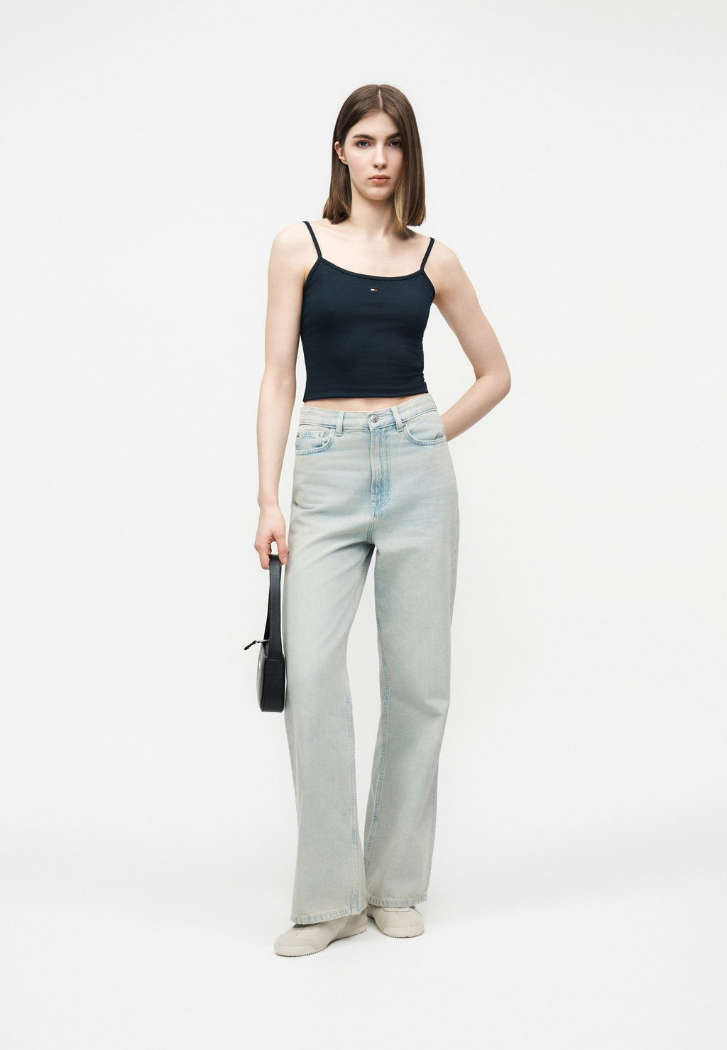 2-PACK SLIM SPAGHETTI STRAP TOPS - Top - ecru/dark night navy