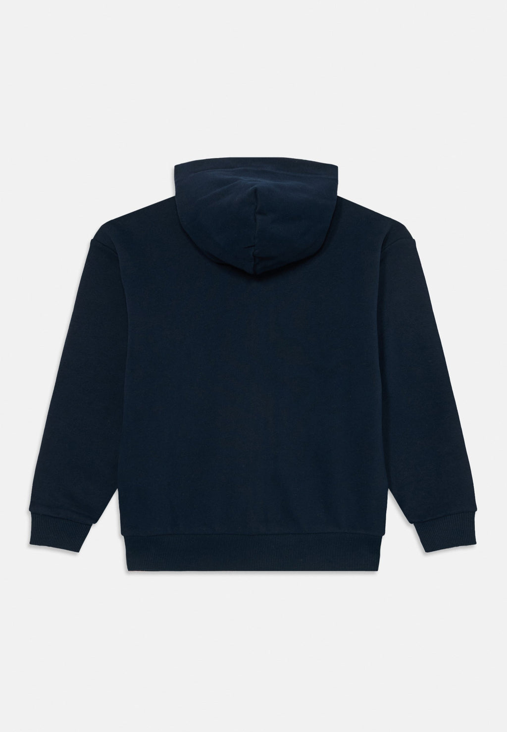 LOGO BRUSHED FLEECE ZIP-THRU HOODY - سويت شيرت بسحاب - كحلي داكن