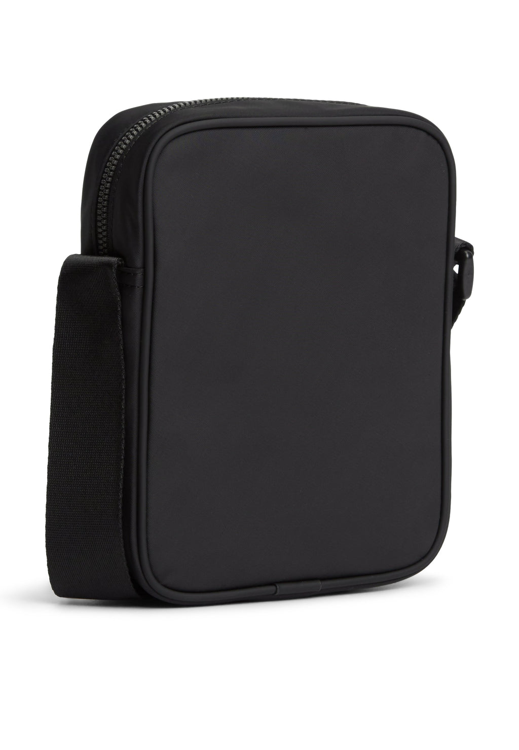 SAC REPORTER À BANDOUILIÈRE AVEC LOGO EN MÉTAL - Sac à bandoulière - noir