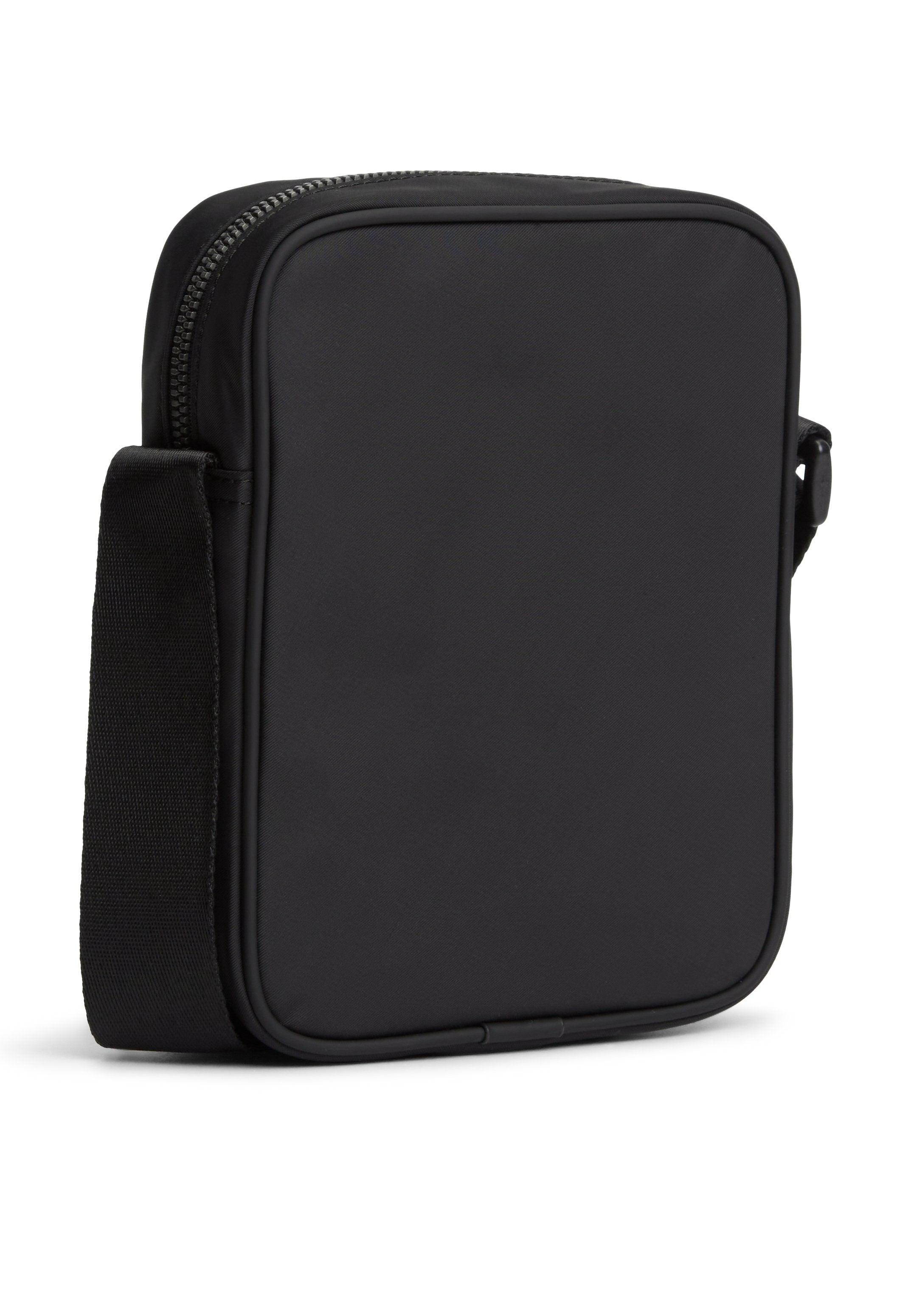 METAL LOGO CROSSBODY REPORTER BAG - Cross body bag - black