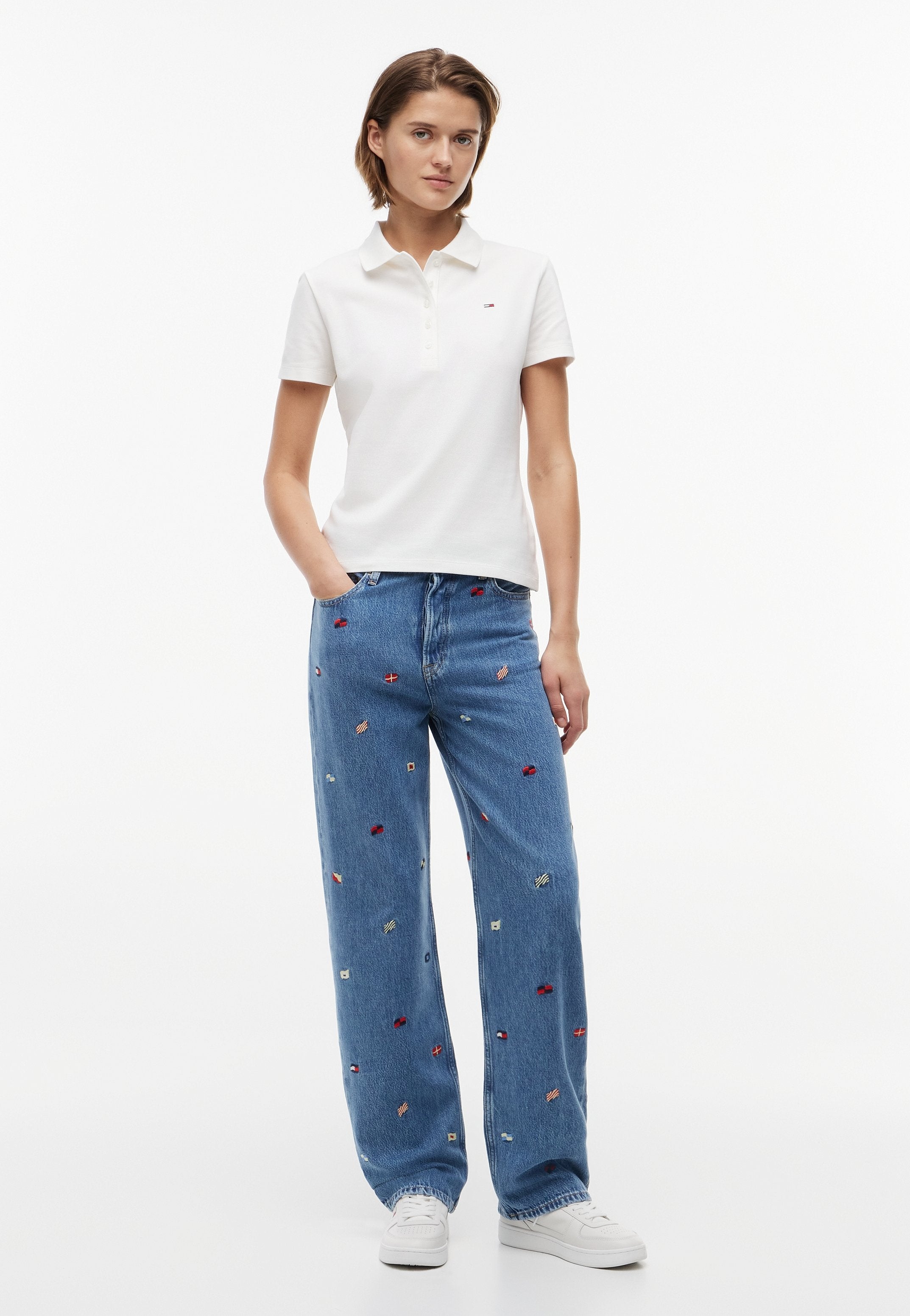 LAYLA - Düz paça jean - orta denim