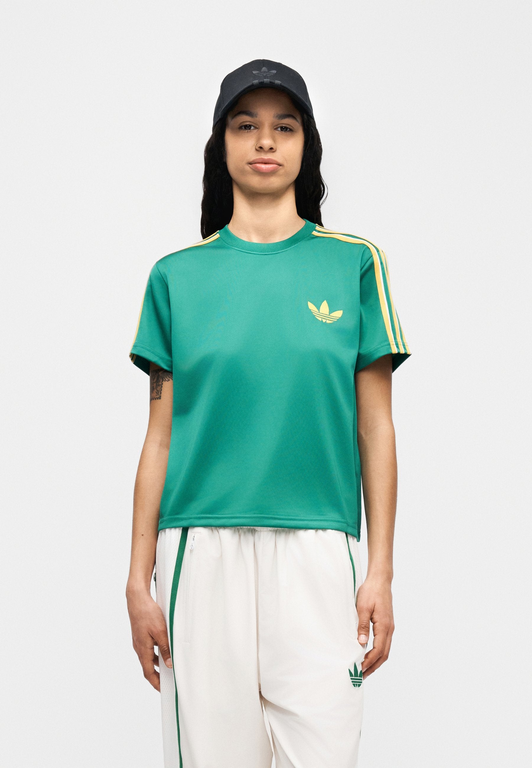 FIREBIRD TEE - Temel Tişört - parlak yeşil/sarı/kirli beyaz