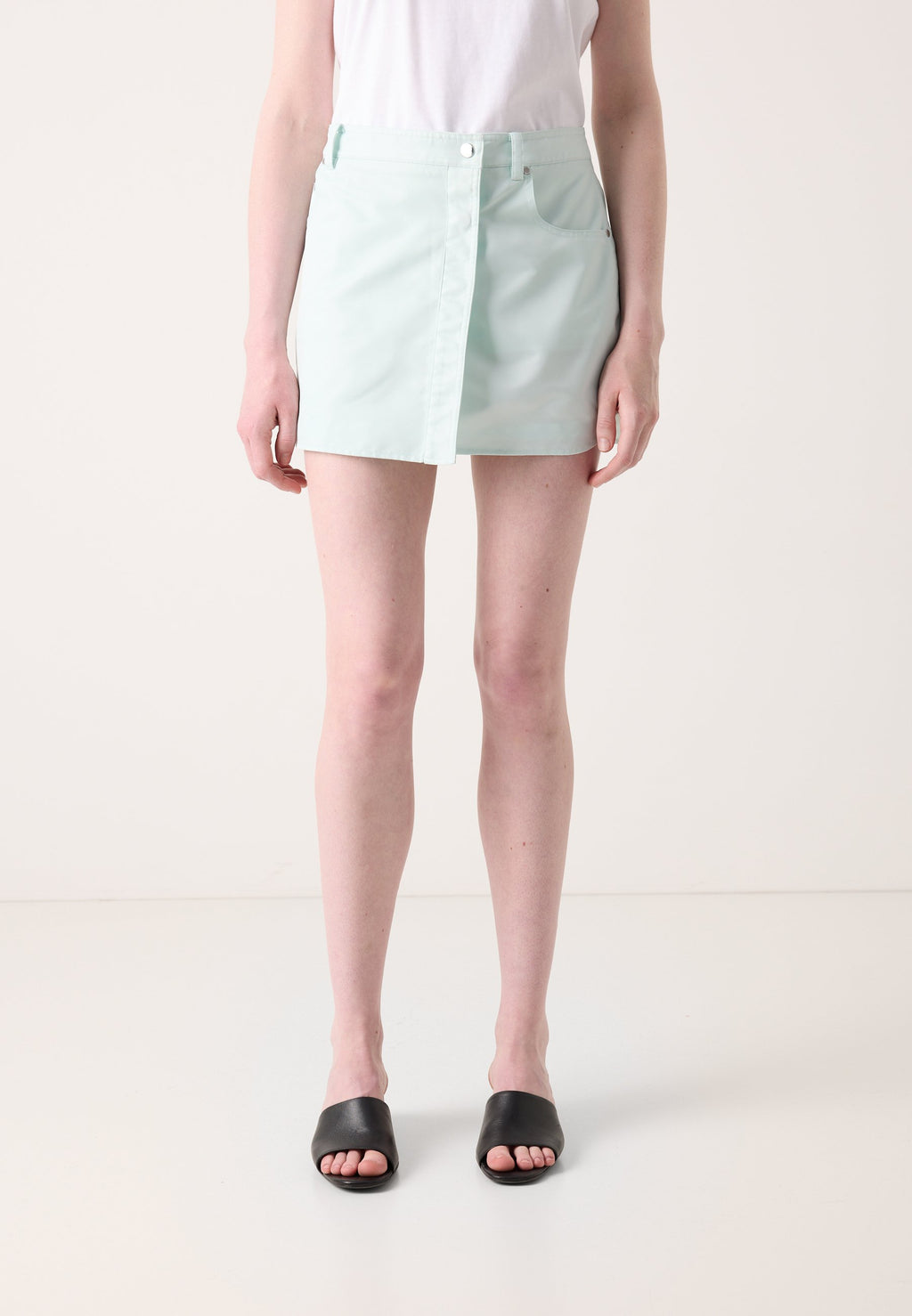 PRIDE WRAP SKIRT - Mini skirt - tropic aqua