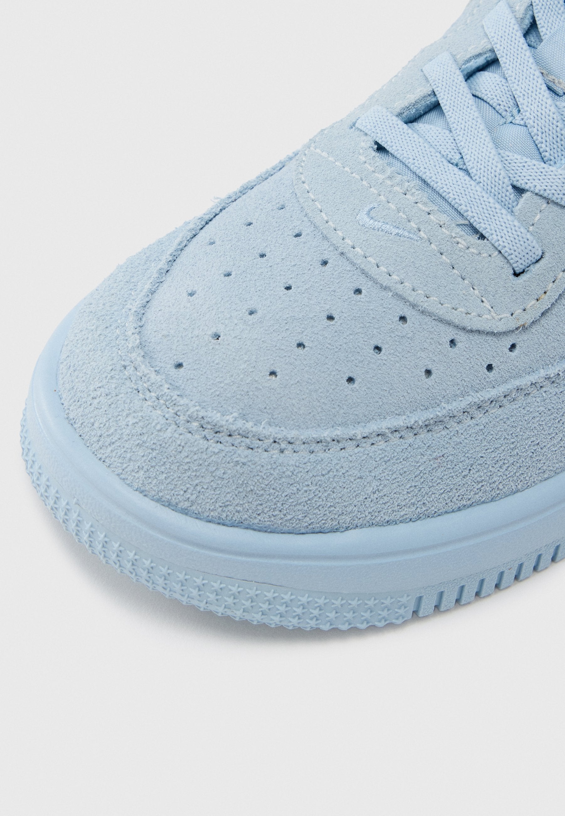 FORCE 1 LOW UNISEX - Spor ayakkabı - açık armory mavisi/pure platinum renkli