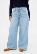 CURVY BAGGY DYLAN - Wide Leg - light wash