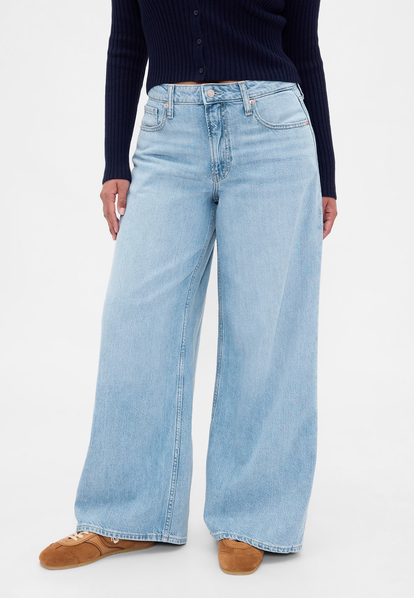 CURVY BAGGY DYLAN - Wide Leg - light wash