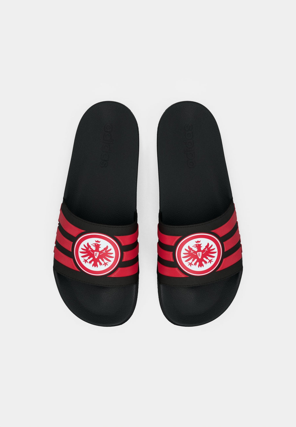 ADILETTE SHOWER FRANKFURT - Claquettes de piscine - core black/sge red