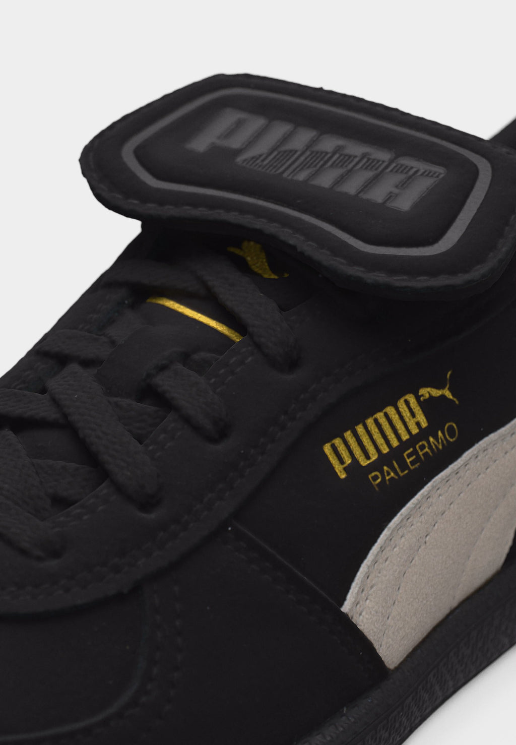 PALERMO PREMIUM JR UNISEX - Trainers - black/warm white/gold-coloured