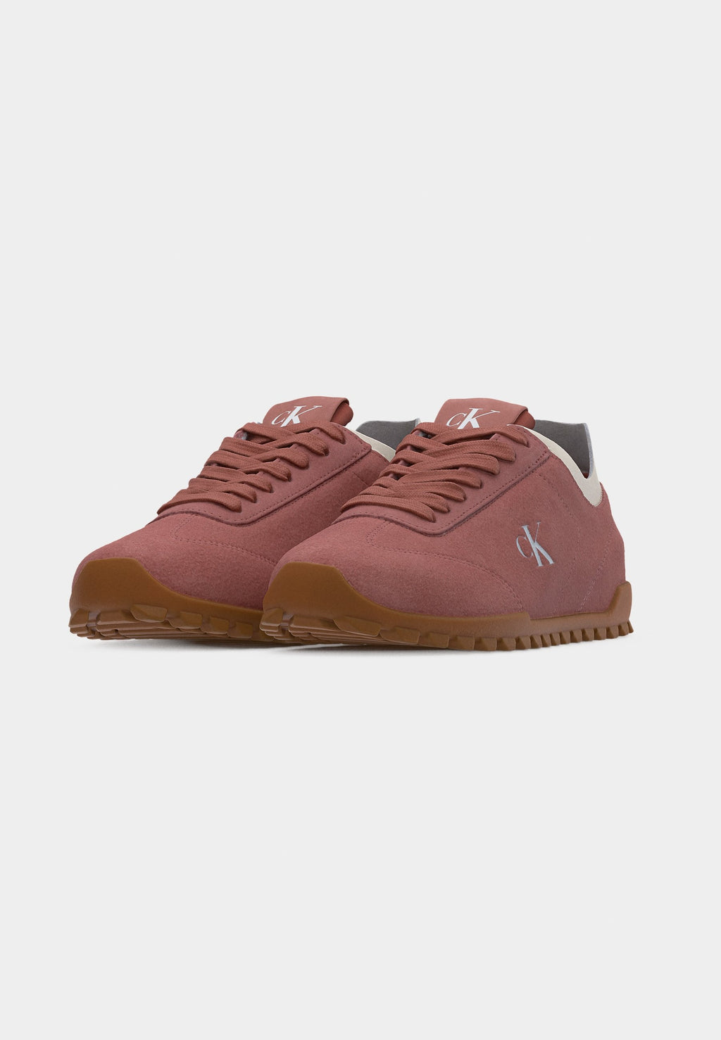LOW PROFILE RUN MG SUE DB LACES - Baskets basses - blush