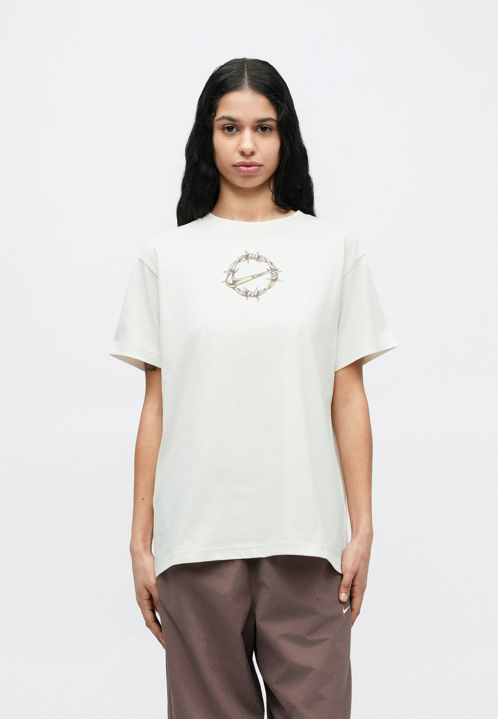 CLASSIC TEE - Print T-shirt - chalk