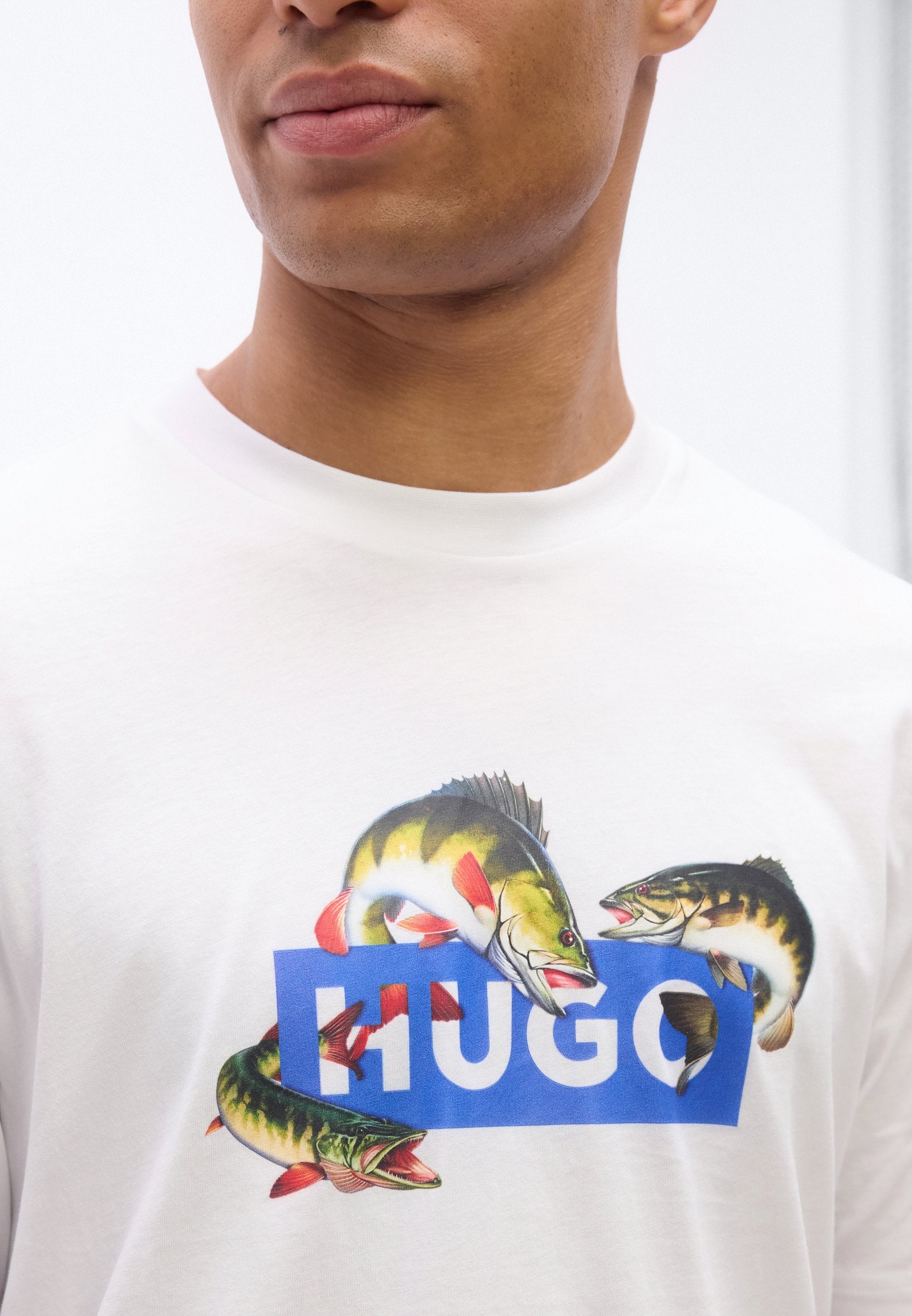 NALOTRIX - Print T-shirt - open white