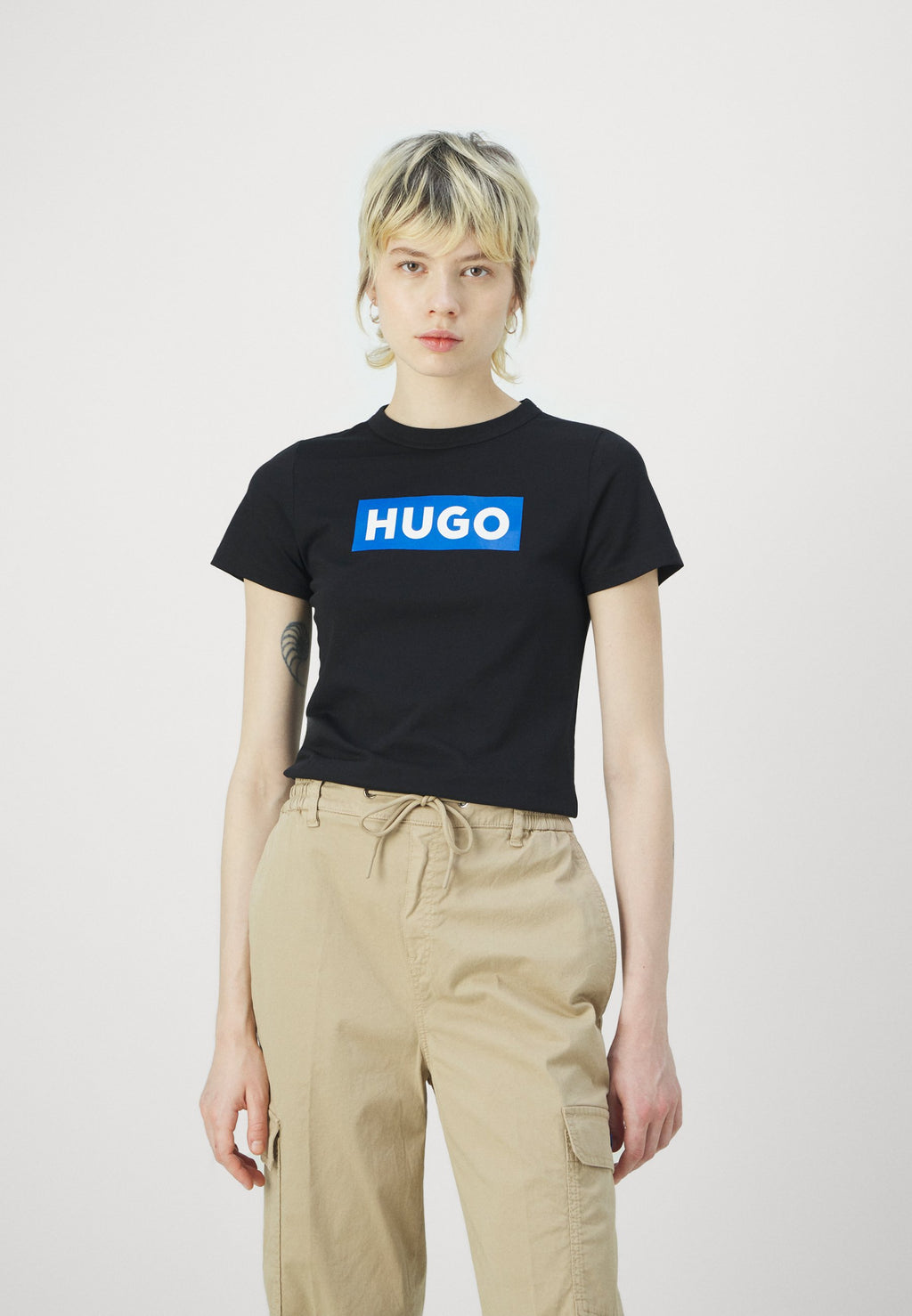 CLASSIC TEE - Print T-shirt - black