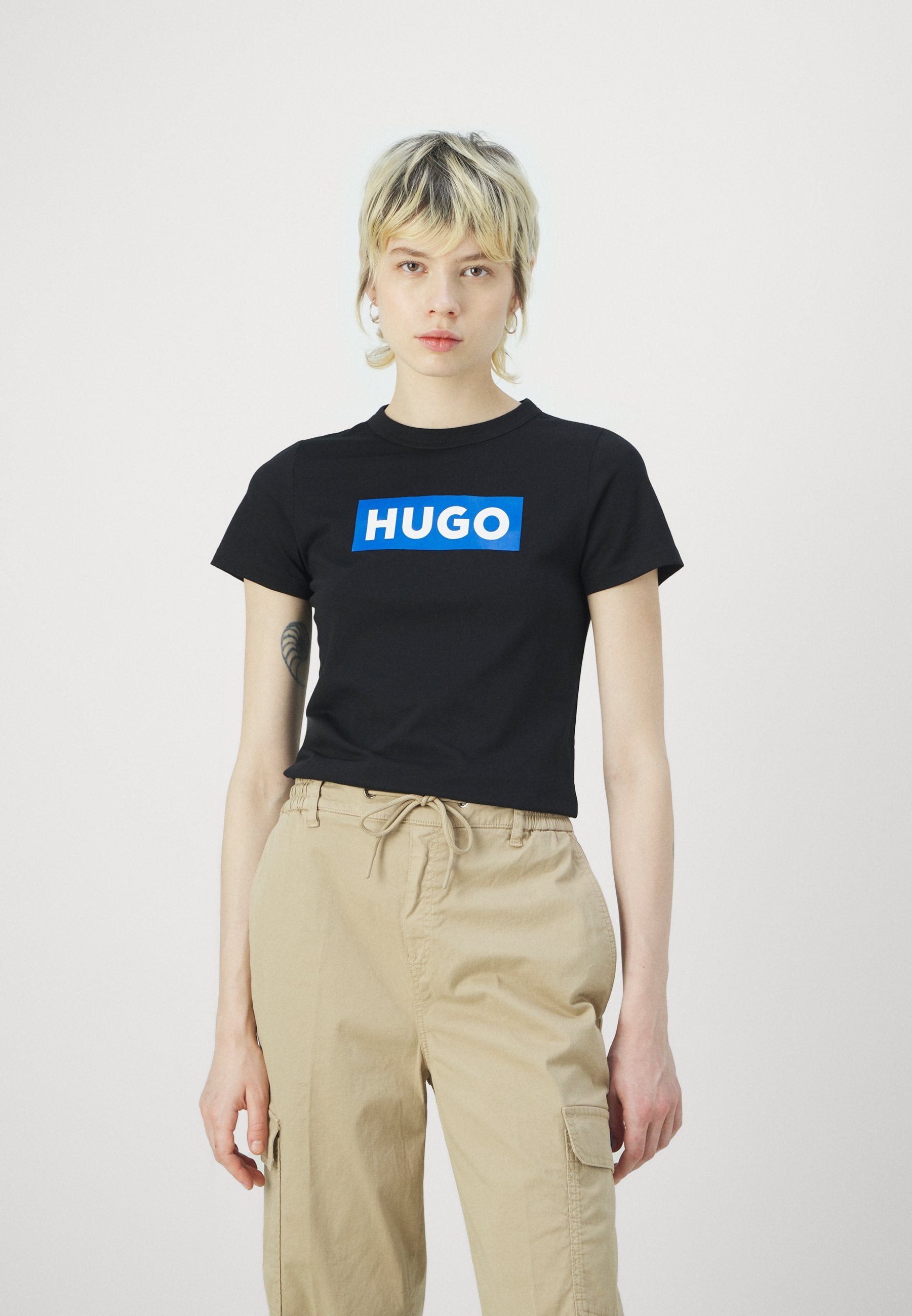 CLASSIC TEE - Print T-shirt - black
