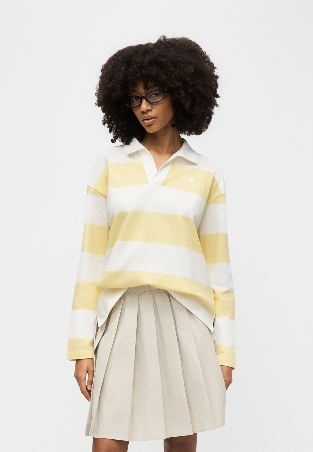 RUGBY LONG SLEEVE - Polo shirt - yellow